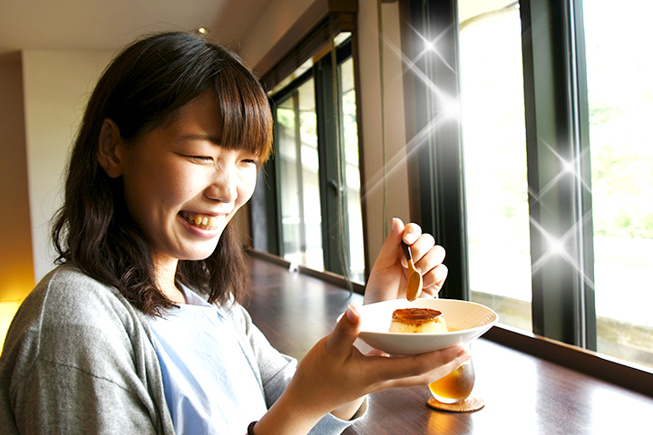 明礬 岡本屋旅館 元祖地獄蒸しプリン