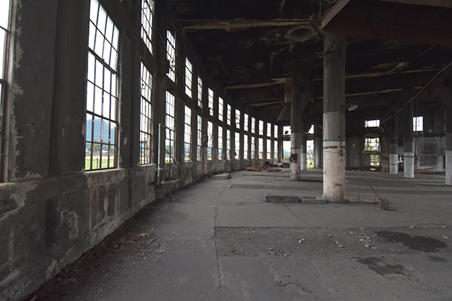 豊後森機関庫 内部