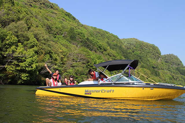 耶馬溪アクアパーク 湖面遊覧