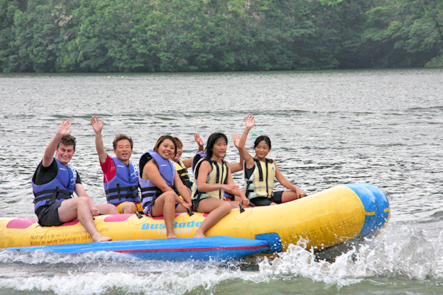 耶馬溪アクアパーク バナナボート