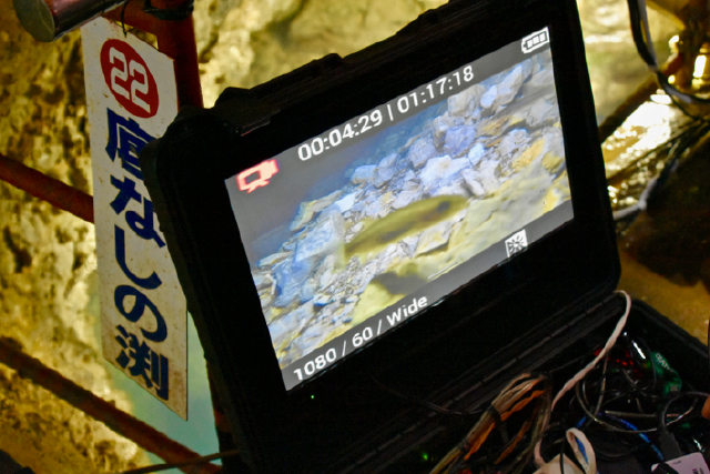 稲積水中鍾乳洞 水中