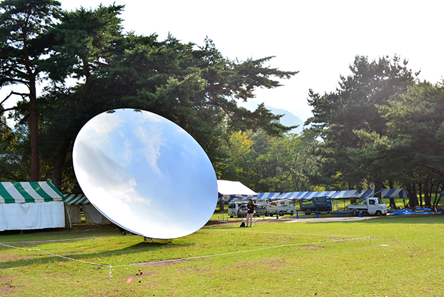 アニッシュ・カプーア IN 別府 Sky Mirror（スカイミラー）