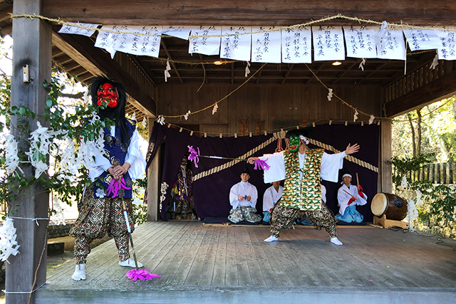 鬼滅の刃の聖地が別府に！-八幡竈門神社- 神楽