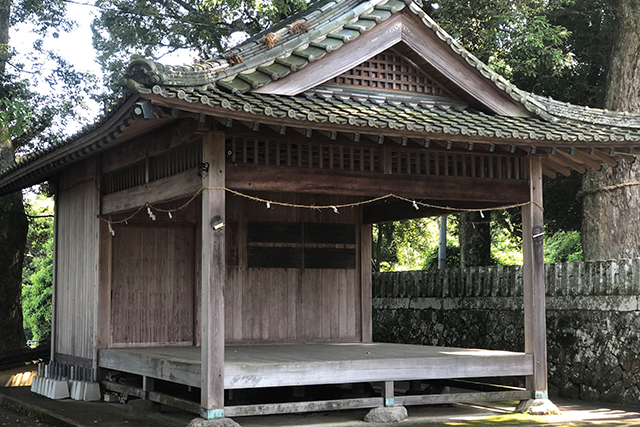 鬼滅の刃の聖地が別府に！-八幡竈門神社- 神楽殿
