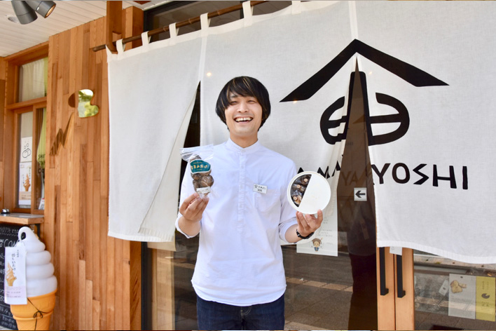Shiitake stand CONON 河内さん