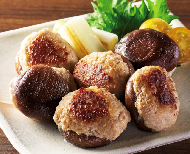 Shiitake stand CONON しいたけの肉詰め