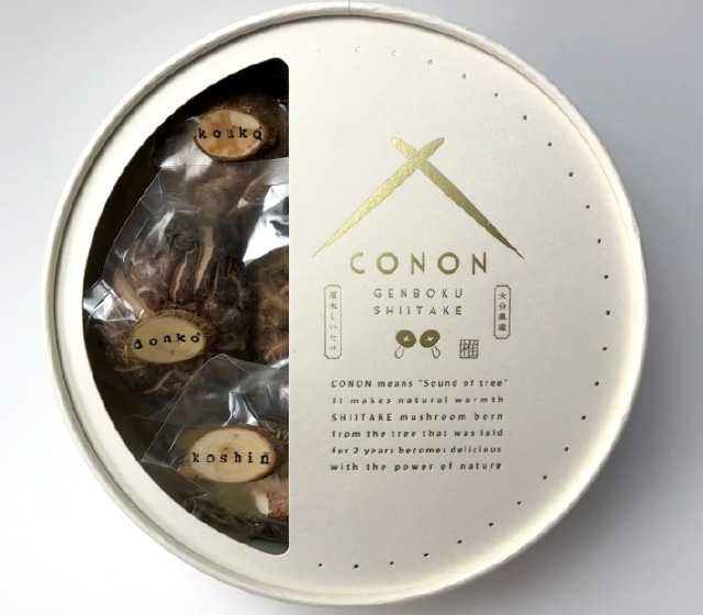 Shiitake stand CONON 乾椎茸三種入り