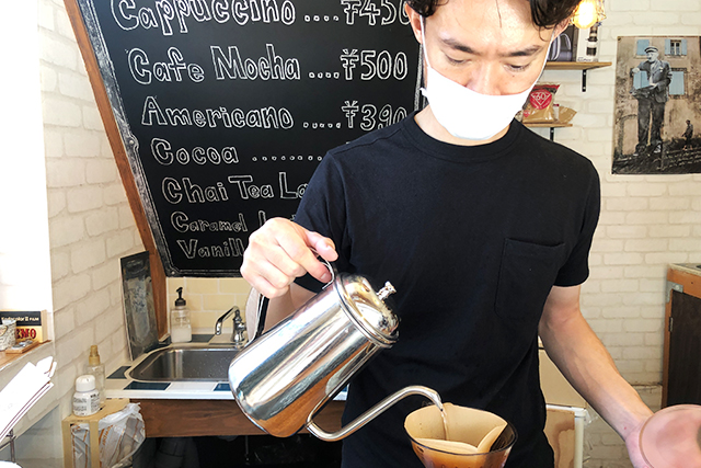 Coffee Stand Stairs　コーヒー
