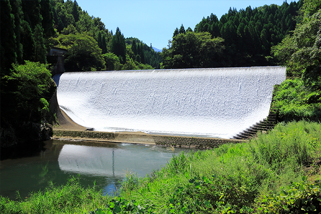 日本一美しいダム 白水ダム