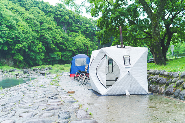 「ロッジきよかわ」サウナ