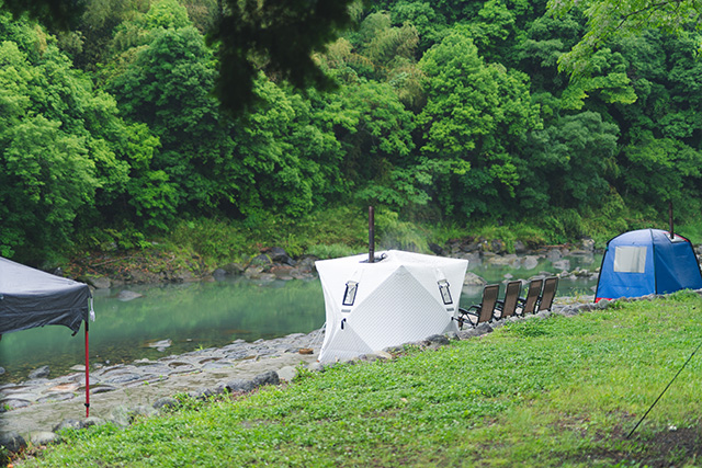 「ロッジきよかわ」サウナ
