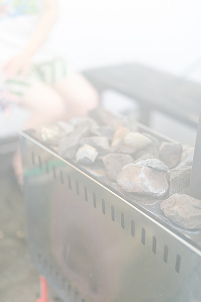 「ロッジきよかわ」サウナ