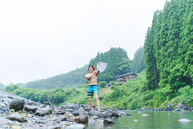 「ロッジきよかわ」サウナ