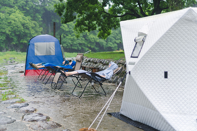 「ロッジきよかわ」サウナ