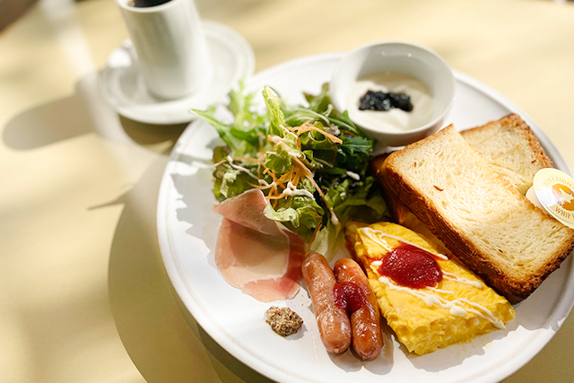 ゆふいんブランチ カフェラリューシュ モーニングプレート