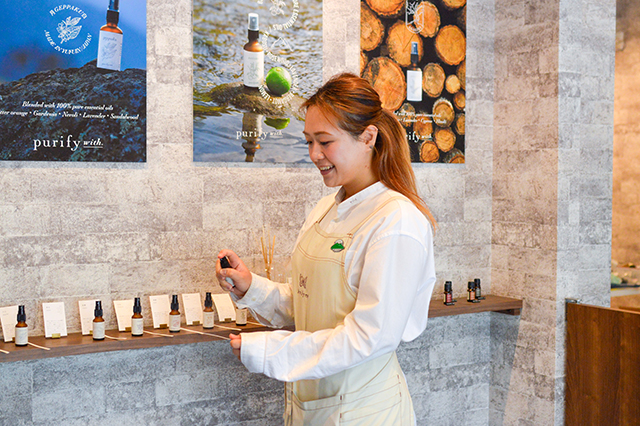 湯布院で自分だけのアロマを調香しよう　purifywith.