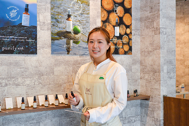 湯布院で自分だけのアロマを調香しよう　purifywith.