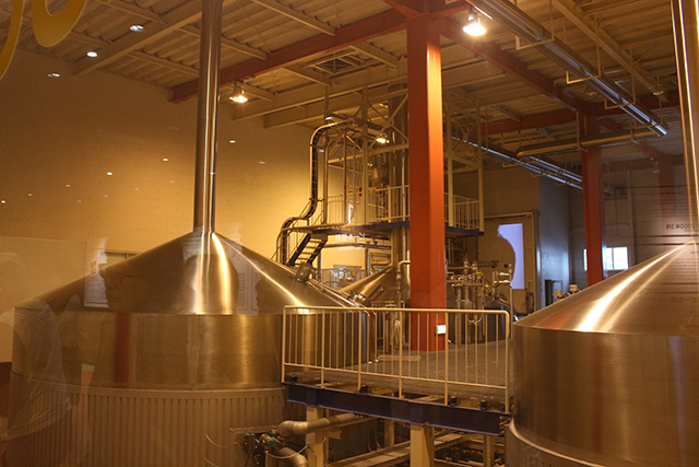 森の中のビール工場 サッポロビール九州日田工場 タンク