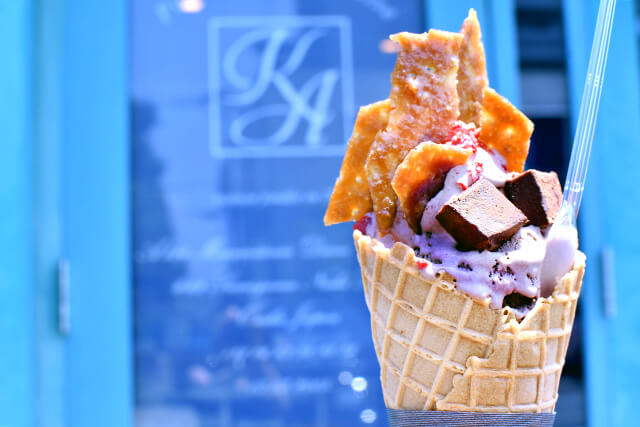 ひんやりスイーツ パティスリー K-Ashikari チョコ＆ベリーソフト