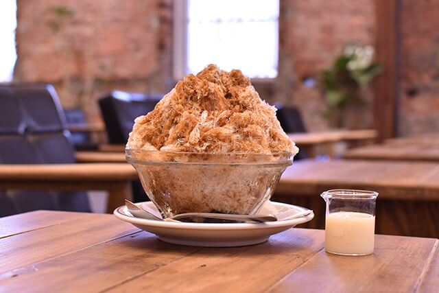 ひんやりスイーツ タウトナコーヒー かき氷