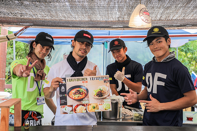 DRUM TAO 夏フェス 一風堂コラボ TAKUTAKUMEN(担々麺)