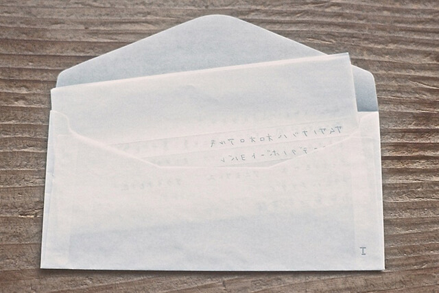 高山活版社 TAKAYAMA LETTERPRESS 封筒