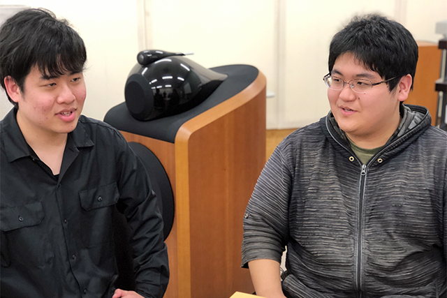 河野慎治さんと池見光士郎さん