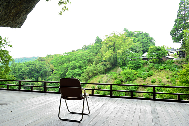普光寺 紫陽花 磨崖仏 舞台