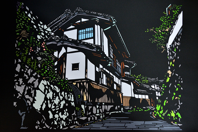 美しき“神業” 切り絵アートの世界 磨崖仏