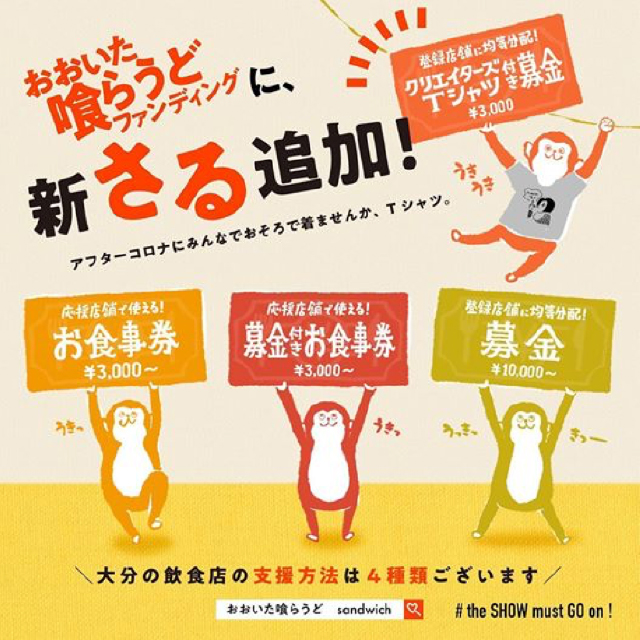おおいた喰らうどファンディング シティドレッシング