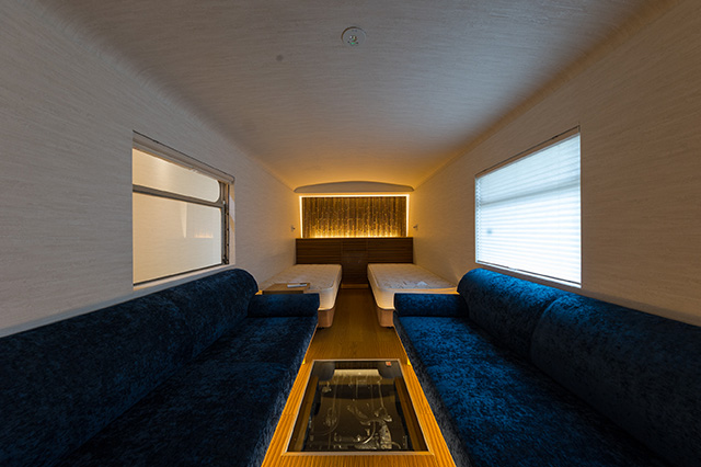 耶馬渓鉄道の車両に泊まって「やばけい遊覧」