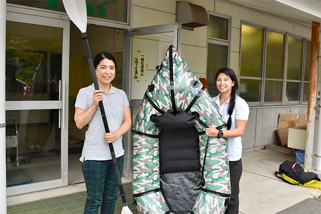 大自然の中で冒険しよう 由布川峡谷パックラフト