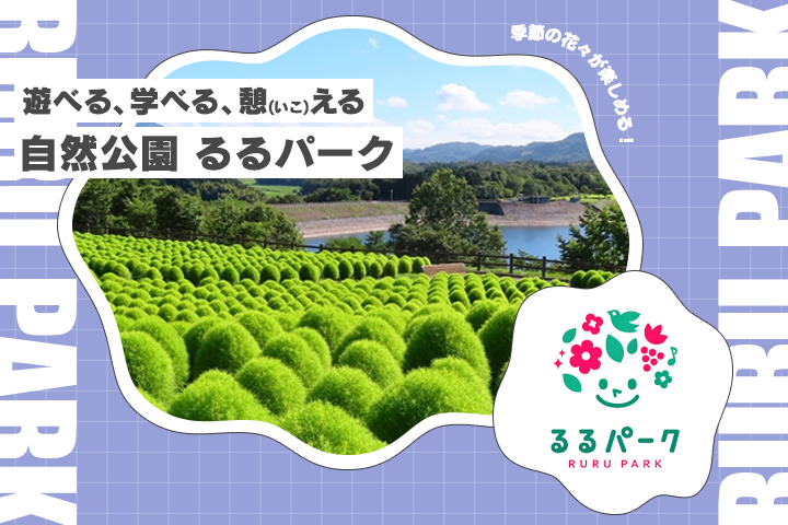 遊べる、学べる、憩(いこ)える場所。大人気“るるパーク”へ出かけよう!