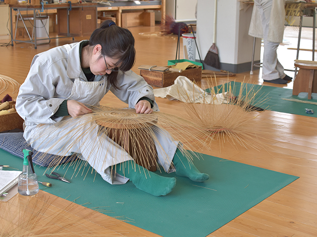 大分県立竹工芸訓練センター オリジナルの作品づくり