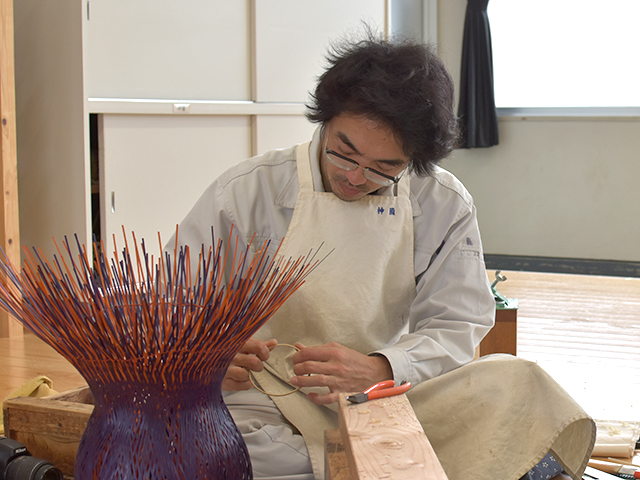 大分県立竹工芸訓練センター 竹を学ぶ