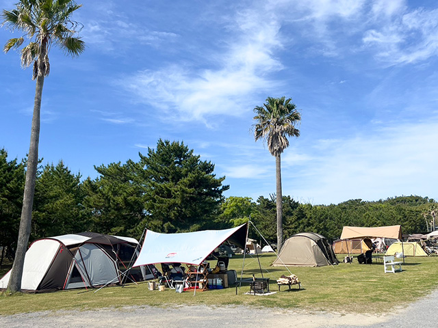 太陽と海と星と…最高のキャンピングライフを堪能しよう♡住吉浜リゾートパーク・野遊び浜キャンプ場