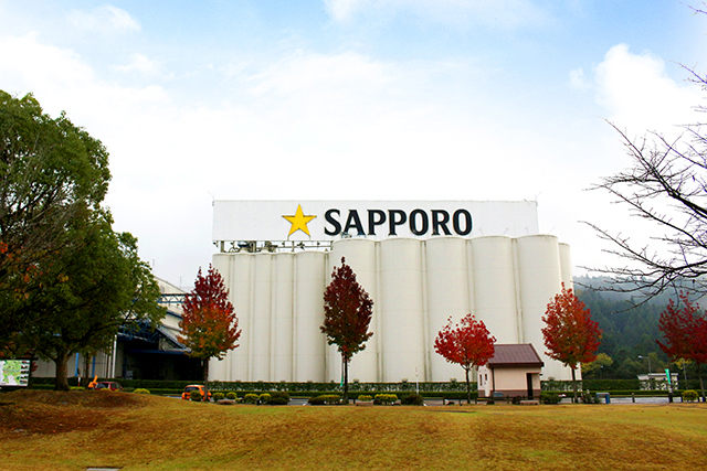 森の中のビール工場　サッポロビール九州日田工場